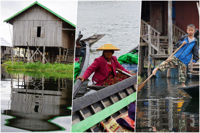 collage la vie sur l'eau