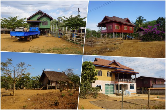 collage maison laotienne